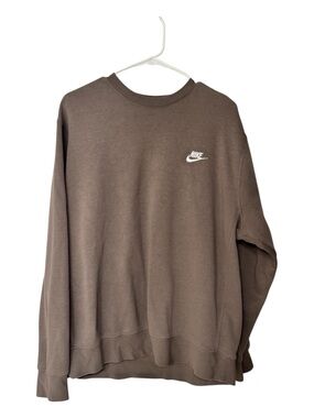 Nike Unisex Brown Crewneck Sweatshirt